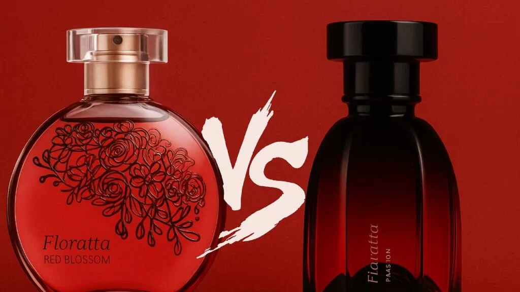Comparativo O Boticario Floratta Red Blossom ou Passion o